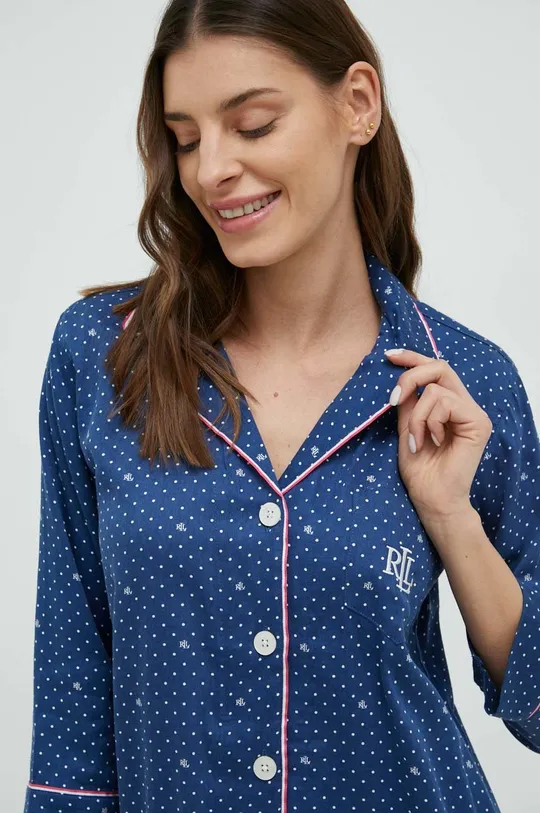 mornarsko modra Spalna srajca Lauren Ralph Lauren