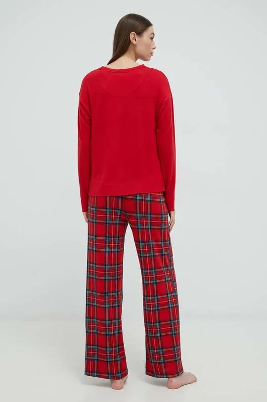 Lauren Ralph Lauren piżama czerwony