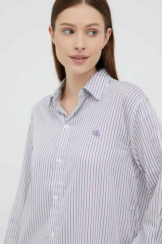 fialová Nočná košeľa Lauren Ralph Lauren