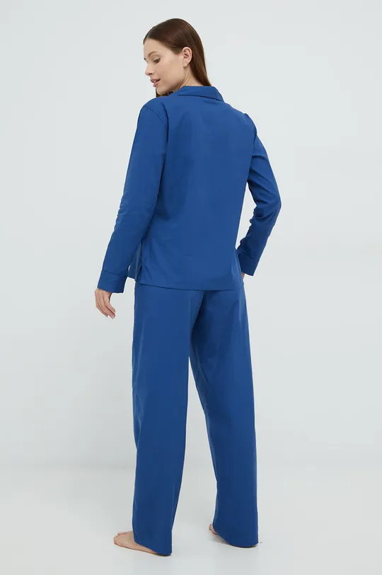 μπλε Βαμβακερές πιτζάμες Lauren Ralph Lauren
