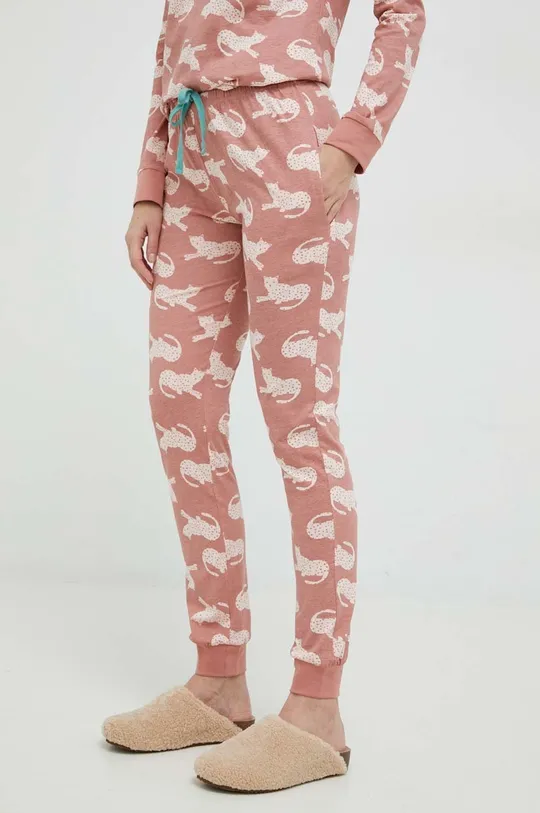 ροζ Βαμβακερές πιτζάμες Tom Tailor