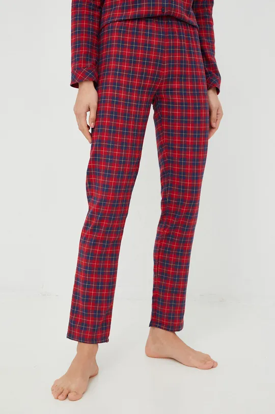 κόκκινο Βαμβακερές πιτζάμες Tom Tailor