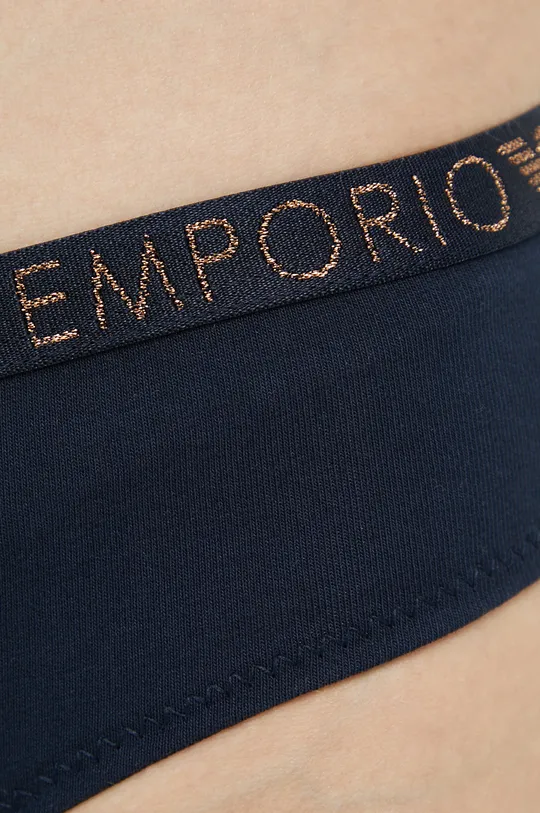 Труси Emporio Armani Underwear  Основний матеріал: 95% Бавовна, 5% Еластан Стрічка: 84% Поліамід, 8% Металеве волокно, 8% Еластан