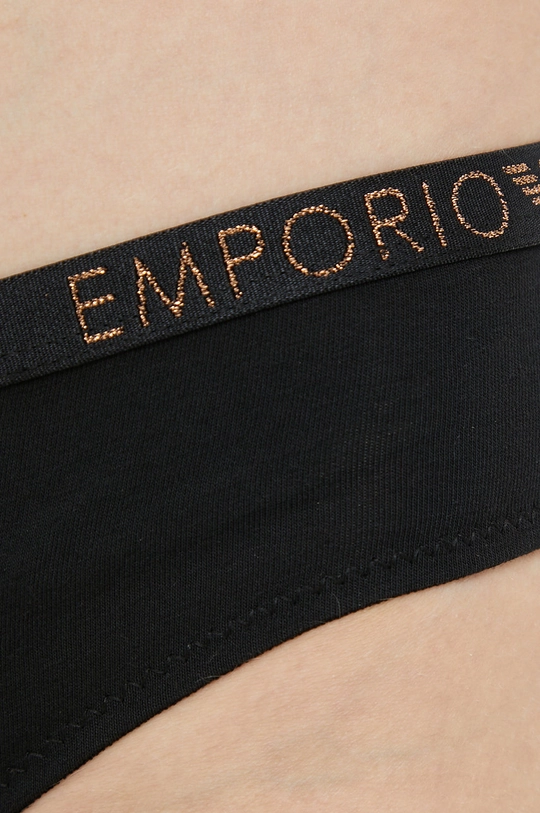 Трусы Emporio Armani Underwear  Основной материал: 95% Хлопок, 5% Эластан Лента: 84% Полиамид, 8% Металлическое волокно, 8% Эластан