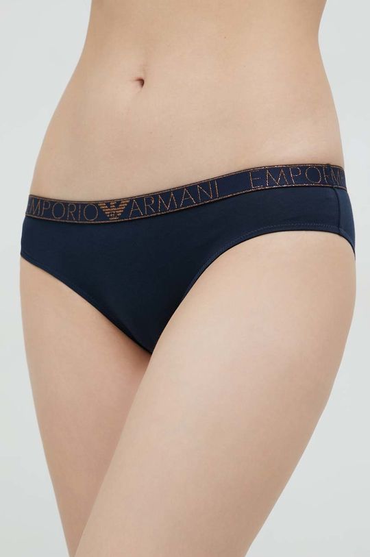 bleumarin Emporio Armani Underwear chiloti De femei