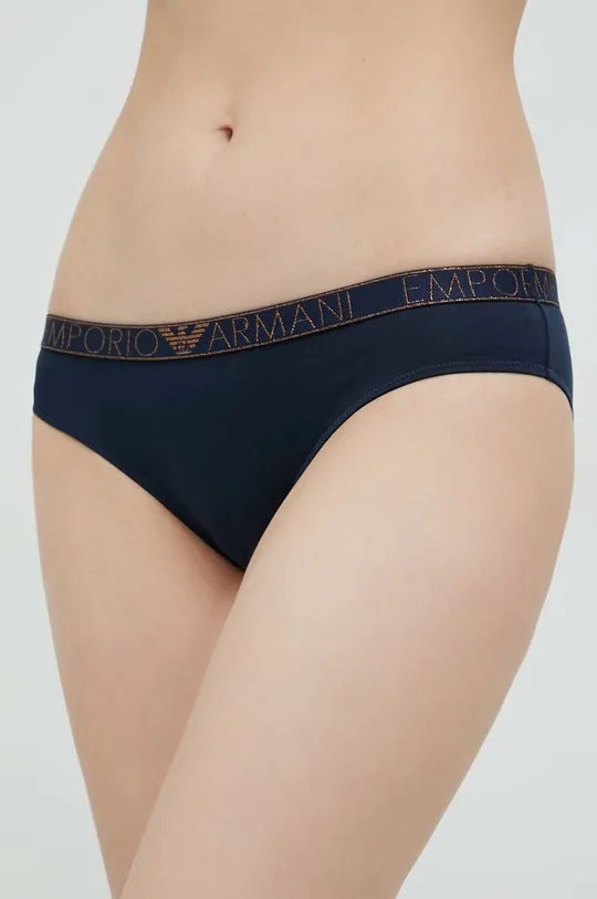 granatowy Emporio Armani Underwear figi Damski
