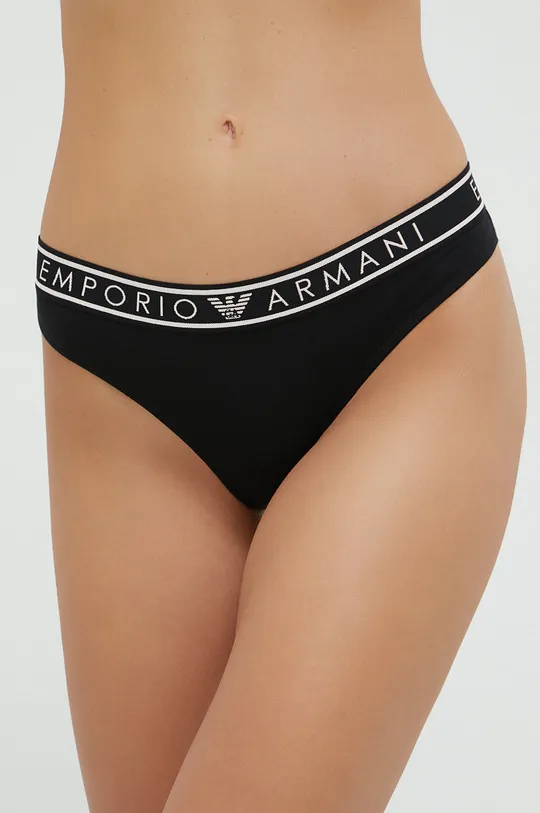 Brazilian στρινγκ Emporio Armani Underwear (2-pack) μαύρο
