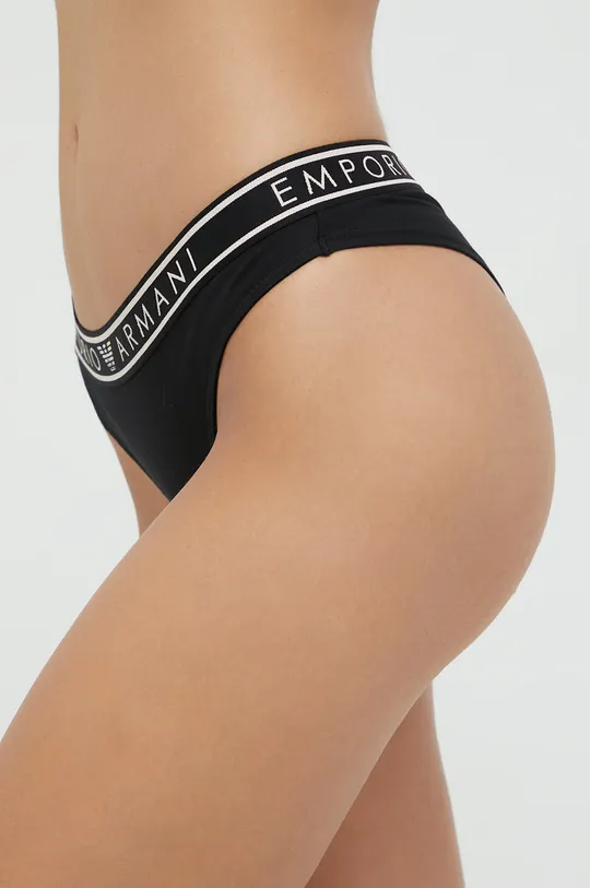 μαύρο Brazilian στρινγκ Emporio Armani Underwear (2-pack)