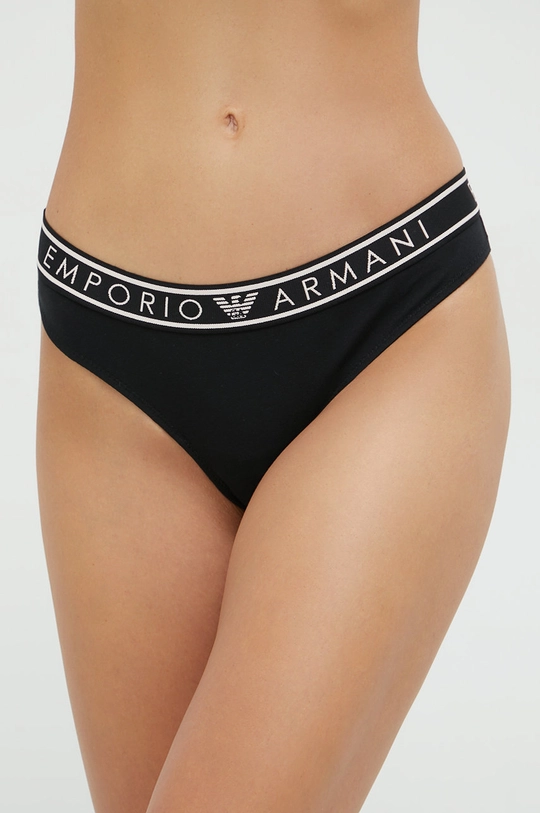 Brazilian στρινγκ Emporio Armani Underwear (2-pack) μαύρο