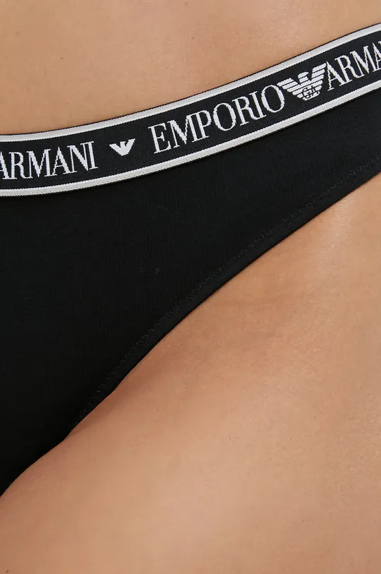 Brazilian στρινγκ Emporio Armani Underwear  Κύριο υλικό: 95% Βαμβάκι, 5% Σπαντέξ Πλέξη Λαστιχο: 80% Πολυεστέρας, 11% Σπαντέξ, 9% Πολυαμίδη