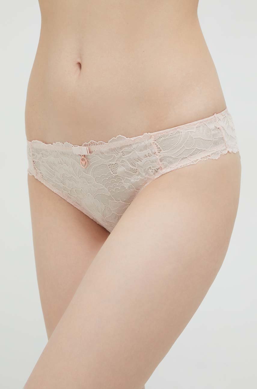 roz Emporio Armani Underwear chiloti De femei