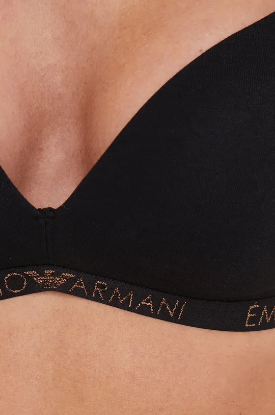Σουτιέν Emporio Armani Underwear  Υλικό 1: 95% Βαμβάκι, 5% Σπαντέξ Υλικό 2: 100% Πολυεστέρας Υλικό 3: 82% Πολυαμίδη, 9% Μεταλλικές ίνες, 9% Σπαντέξ