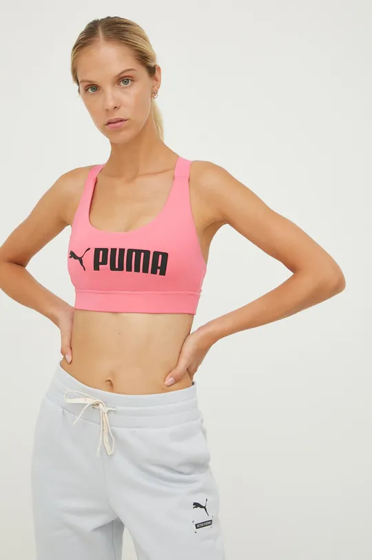 ροζ Αθλητικό σουτιέν Puma Fit Γυναικεία