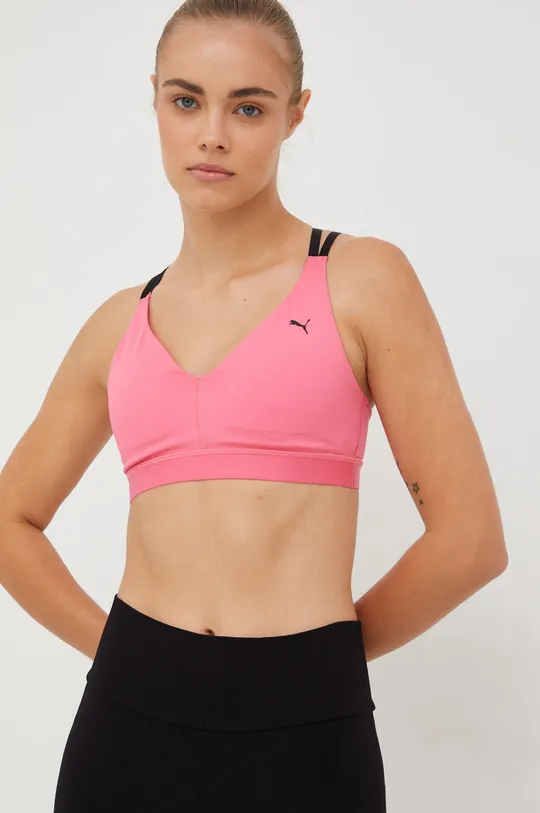 rosa Puma reggiseno sportivo Elite