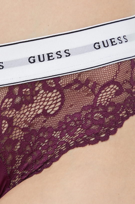 Gaćice Guess Postava: 100% Pamuk Materijal 1: 84% Poliamid, 16% Elastan Materijal 2: 92% Poliamid, 8% Elastan