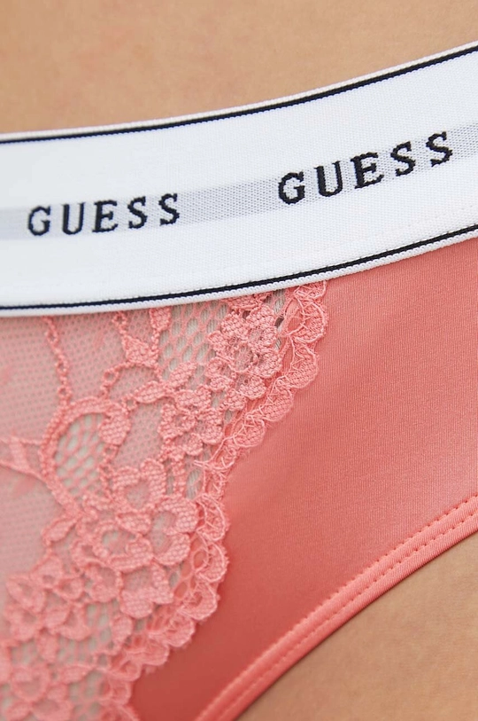 różowy Guess stringi BELLE