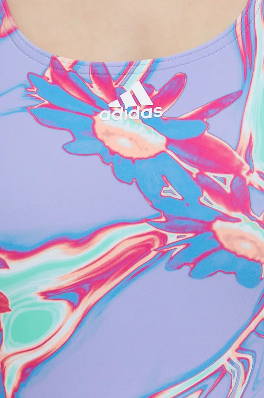fialová Jednodielne plavky adidas Performance