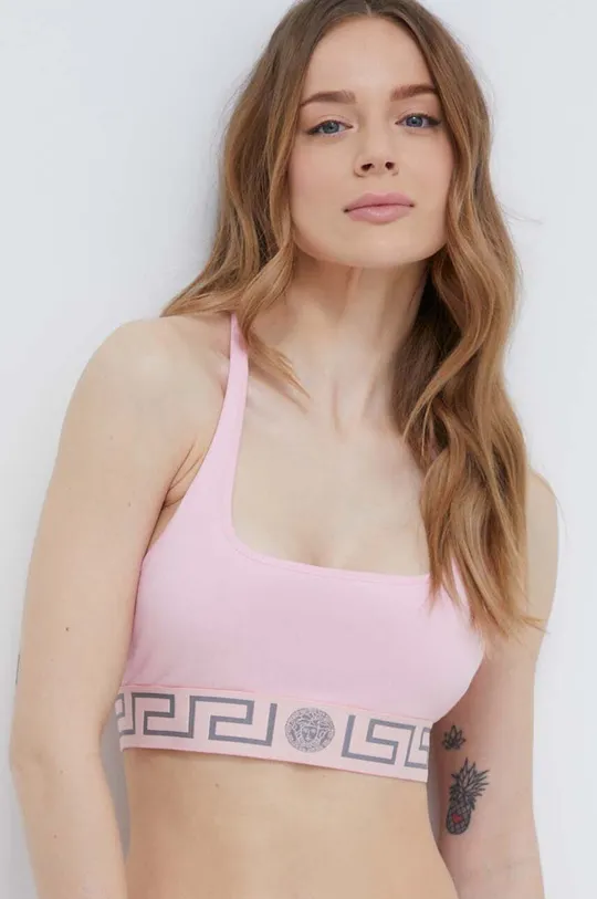 pink Versace bra
