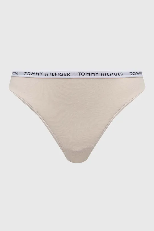Tommy Hilfiger tanga 3 db  Jelentős anyag: 95% pamut, 5% elasztán Talpbetét: 100% pamut Kikészítés: 54% poliamid, 38% poliészter, 8% elasztán