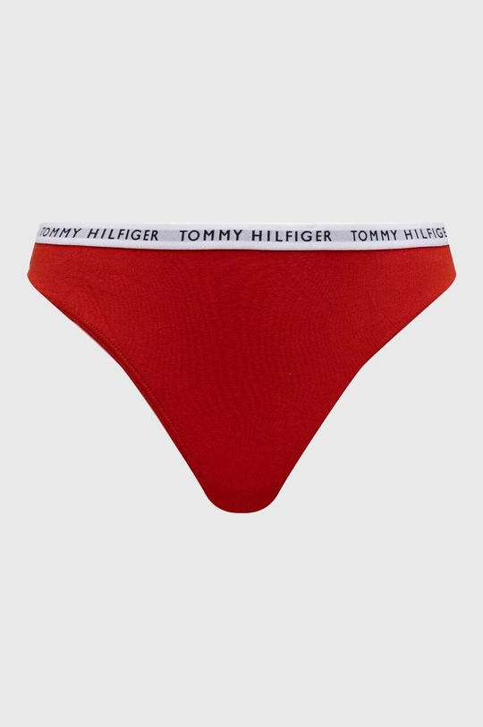 beżowy Tommy Hilfiger stringi 3-pack