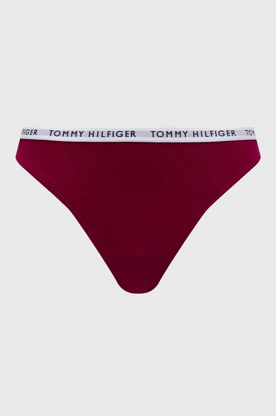 Tommy Hilfiger stringi 3-pack Materiał zasadniczy: 95 % Bawełna, 5 % Elastan, Wkładka: 100 % Bawełna, Wykończenie: 54 % Poliamid, 38 % Poliester, 8 % Elastan