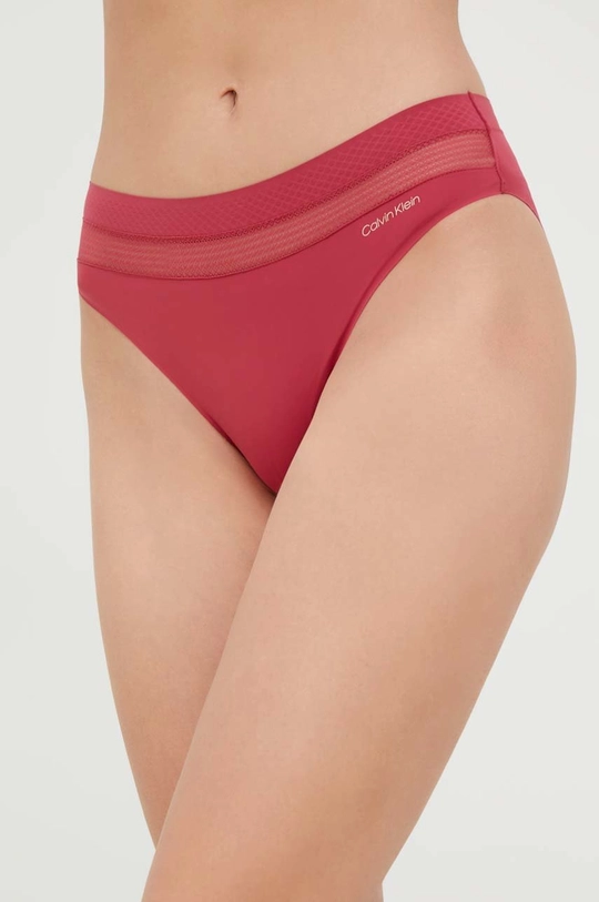 μπορντό Σλιπ Calvin Klein Underwear Γυναικεία