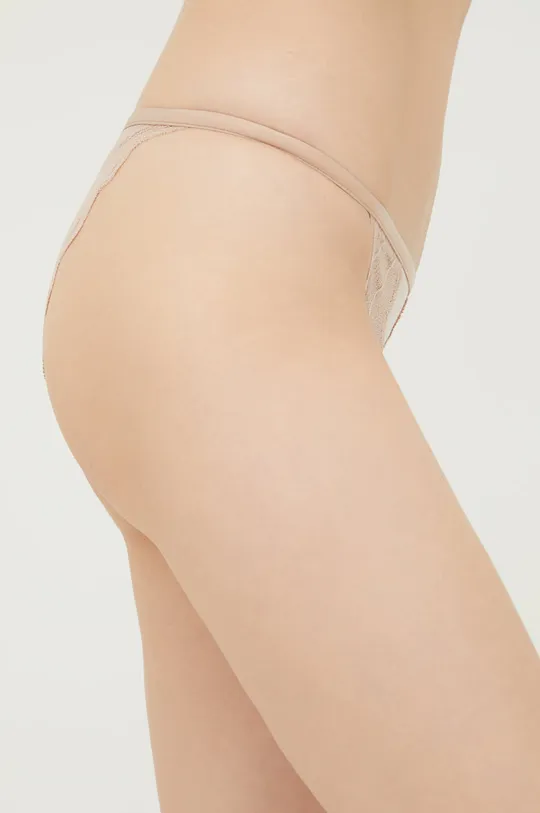 μπεζ Brazilian στρινγκ Calvin Klein Underwear Γυναικεία