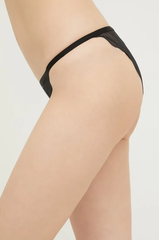 Brazilian στρινγκ Calvin Klein Underwear μαύρο