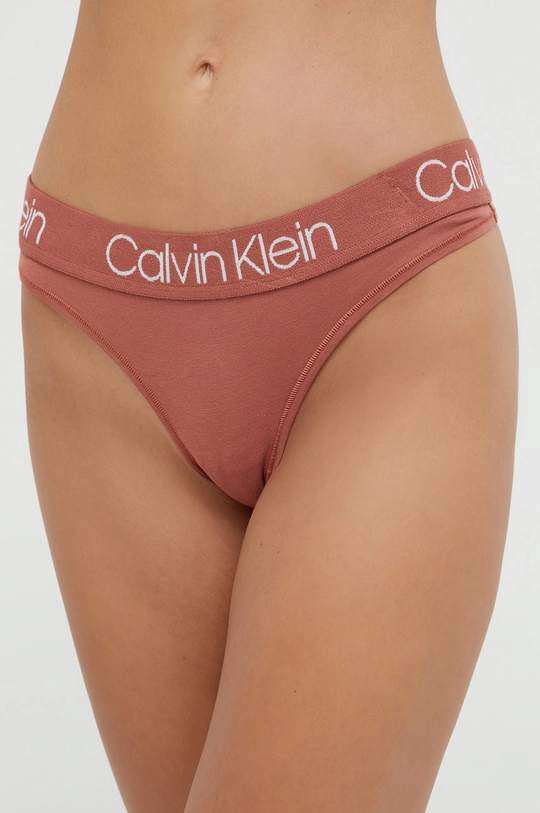 różowy Calvin Klein Underwear stringi Damski