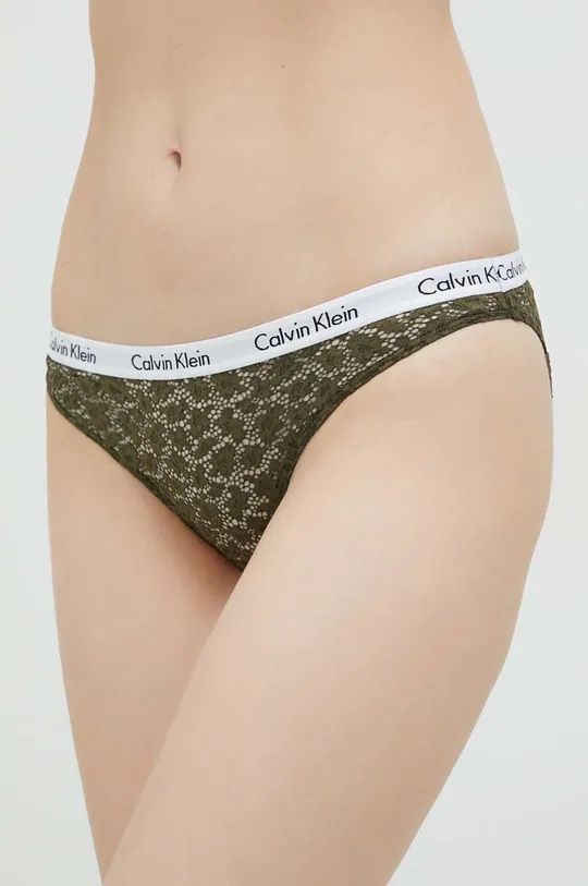 Nohavičky Calvin Klein Underwear 3-pak  90% Nylón, 10% Elastan