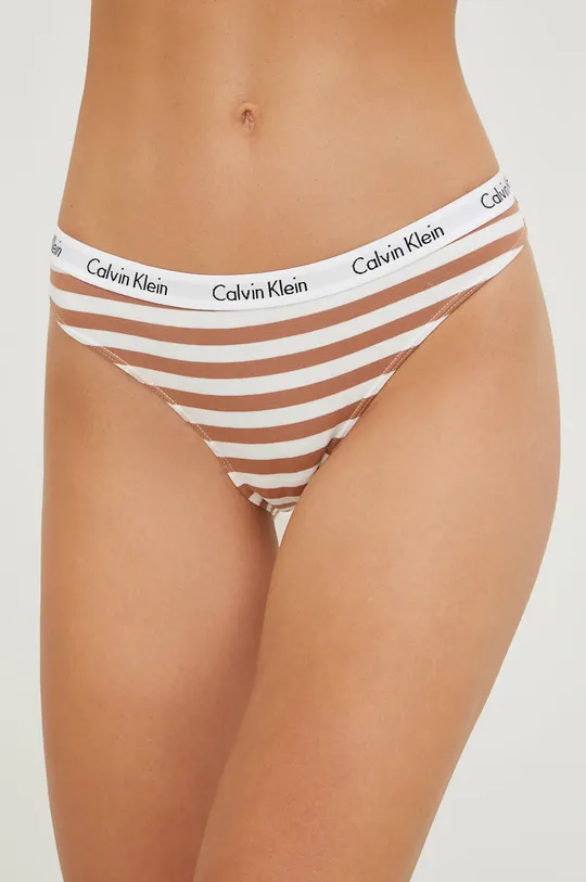 niebieski Calvin Klein Underwear figi (3-pack) Damski