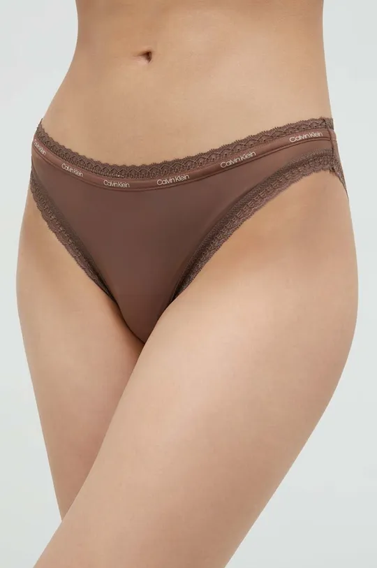 Nohavičky Calvin Klein Underwear (3-pak) burgundské