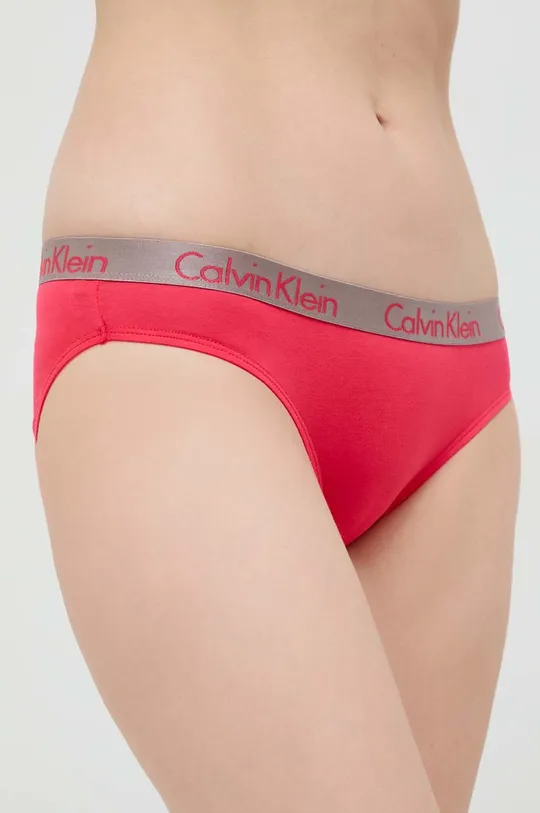 Nohavičky Calvin Klein Underwear (3-pak) ružová