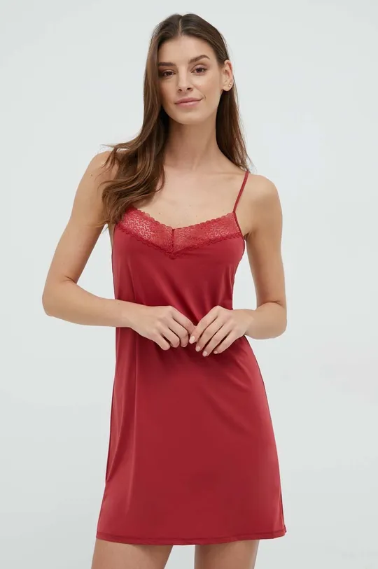 Νυχτερινή μπλούζα Calvin Klein Underwear κόκκινο