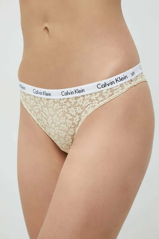 Brazílske nohavičky Calvin Klein Underwear  90% Nylón, 10% Elastan