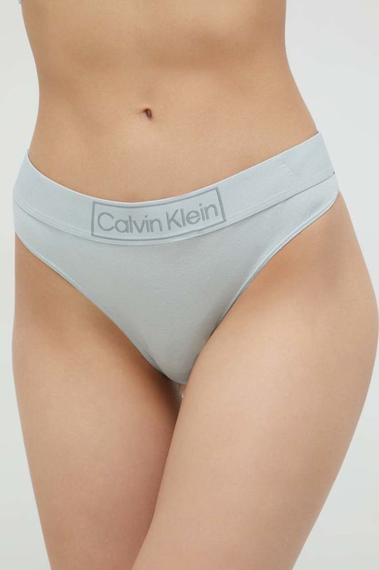 blady turkusowy Calvin Klein Underwear stringi Damski