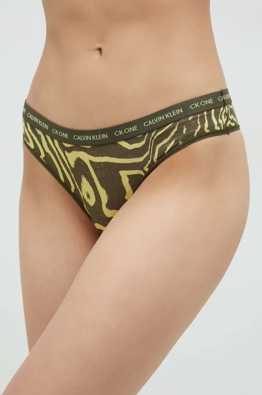 zielony Calvin Klein Underwear figi 2-pack Damski