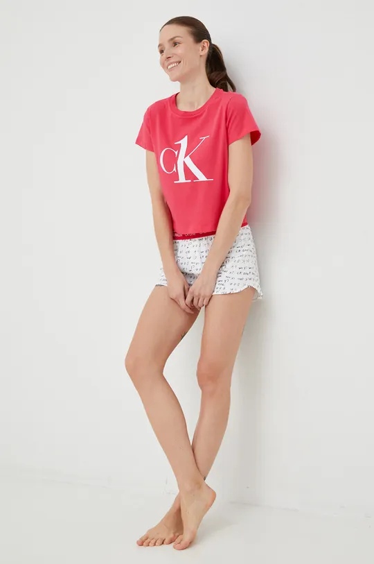 Πιτζάμα Calvin Klein Underwear ροζ