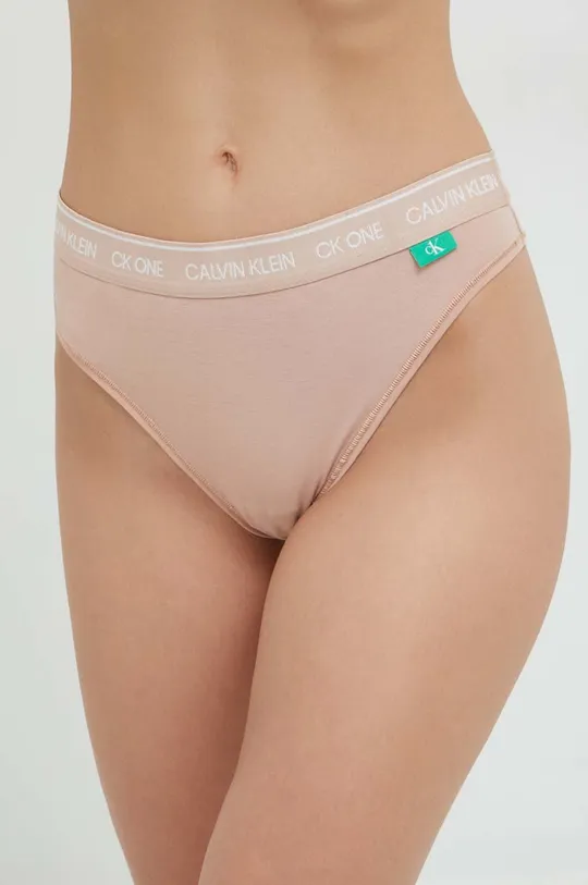 μπεζ Σλιπ Calvin Klein Underwear Γυναικεία