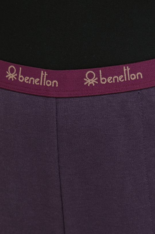 виолетов Долнище на пижама United Colors of Benetton