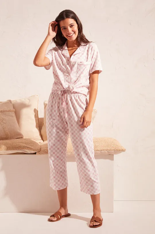 Βαμβακερές πιτζάμες women'secret ροζ
