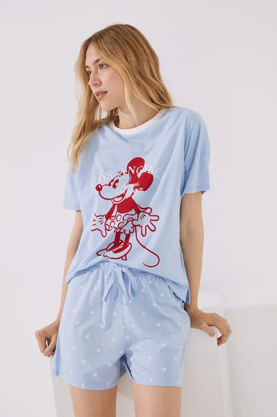 women'secret piżama Mickey szary