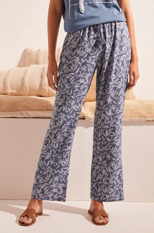 women'secret spodnie piżamowe Mix & Match jasny niebieski