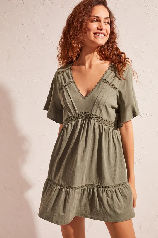 zielony women'secret sukienka plażowa Damski