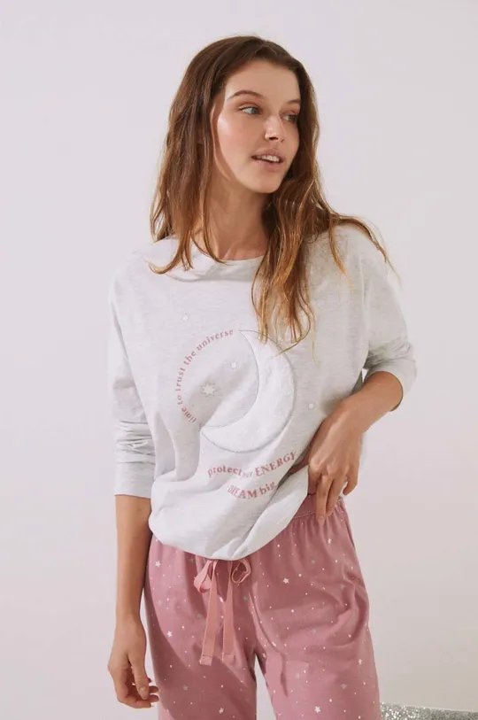 rózsaszín women'secret pizsama Cozy Day & Night Női