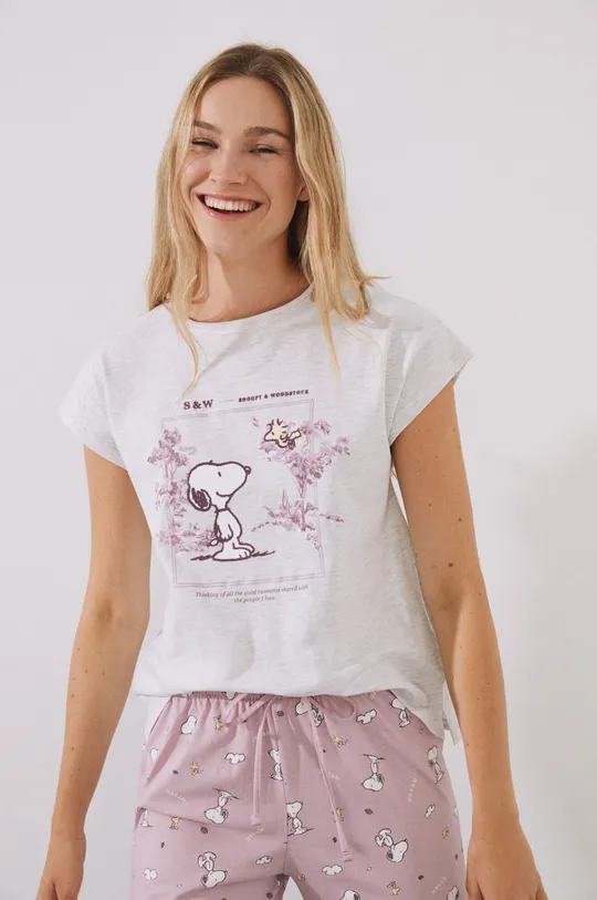 szürke women'secret pamut pizsama Snoopy Női