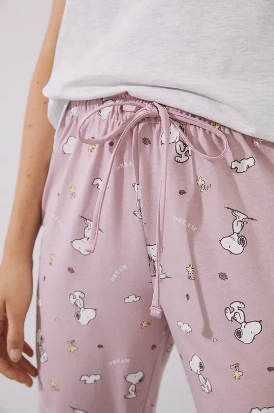 γκρί Βαμβακερές πιτζάμες women'secret Snoopy