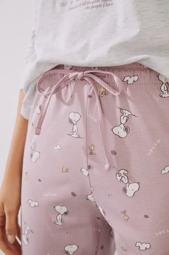 γκρί Βαμβακερές πιτζάμες women'secret Snoopy