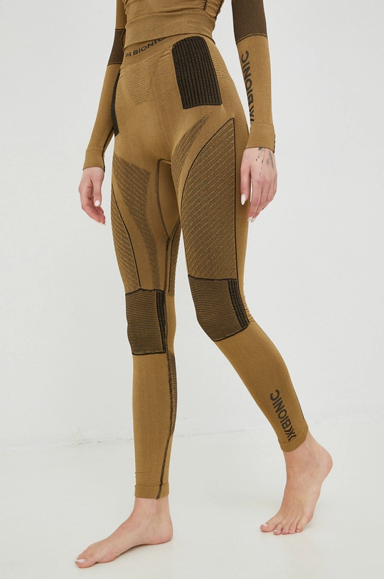 zielony X-Bionic legginsy funkcyjne Radiactor 4.0 Damski