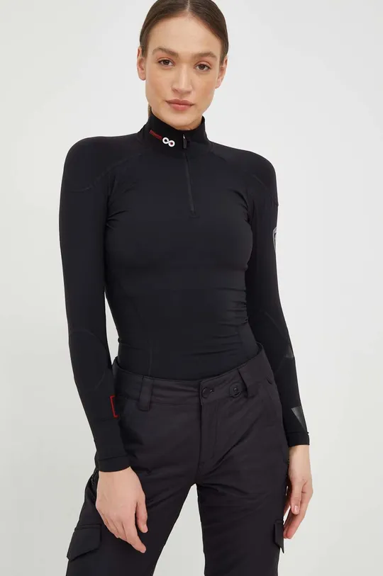 μαύρο Λειτουργικό μακρυμάνικο πουκάμισο Rossignol Γυναικεία